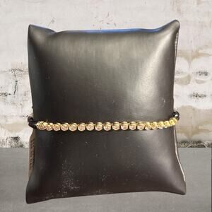 Anthropologie NWT Black Colorful Cord Bracelet